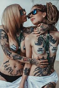 fashion sisters full Tattoo tattoo tattoo sexy full