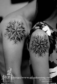 pareja viento vainilla tatuaje patrón