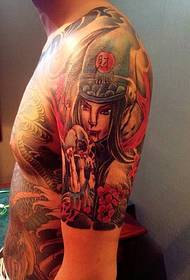 full color totem tattoo tattoos freely 115622- handsome foreign men Full of tattoos and glamour plus points