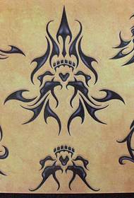a totem tattoo manuscript pattern
