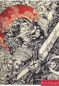tengkorak 武士文 身 作品