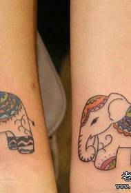 tetoválás Mutasson képet, javasoljon néhány rajzfilm elefánt tetoválás mintát