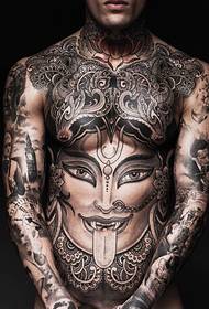 wild arrogant body Evil Totem Tattoo