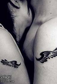 kar szárnyakkal pár tetoválás minta