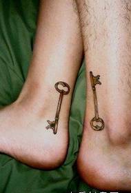 trabalhos chave da tatuagem dos pares