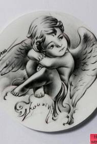 Tattoo show bar recommended an angel baby tattoo manuscript pattern