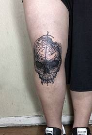 tatuagem pequena tatuagem no joelho