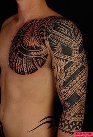 tattoo body map to share a group of tribal Maya totem tattoo works