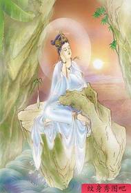 Guanyin татуировка модел