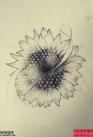 a sunflower tattoo works by tattoo figure Let's share