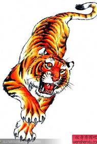 angka tatu mencadangkan warna tatu harimau berfungsi