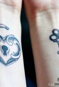 couple tattoo pattern