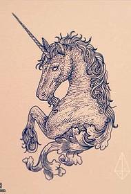 Tattoo show bar recommended a unicorn tattoo manuscript works