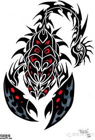 Tetovažna figura je priporočila mehanski slog totem škorpijon tatoo deluje