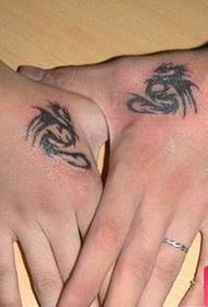 Tigermunn tatoveringsmønster