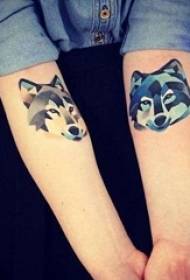 воле мушкарци и жене Слатки узорак тетоважа малих животиња