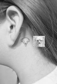 ragazze e i loro piccoli disegni di tatuaggi per animali domestici super carini