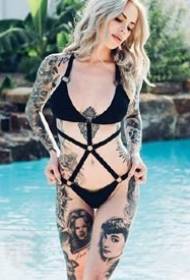 veľmi sexy skupina tetovanie tetovanie dáma obrázky