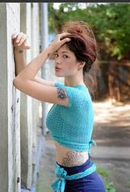 Beautiful glamorous fashion beauty tattoo picture picture