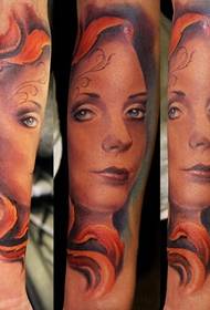 farba krása portrét tetovanie