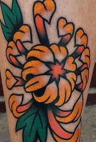 šareni i živahni tradicionalni uzorak tetovaža od umjetnika tetovaža Alexa