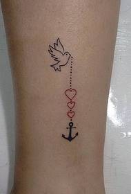a variety of girls fresh and cute small pattern tattoo pictures