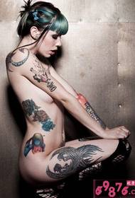 lepotna osebnost slika divje tetovaže