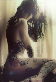 European and American beauty sexy alternative tattoo pictures