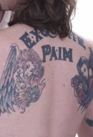 မိန်းကလေးဇာတ်ကောင် tattoo ပုံစံ glamorous ဇာတ်ကောင် tattoo ပုံစံ