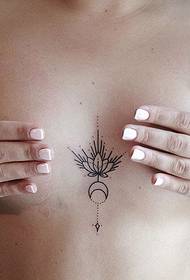 girls favorite simple hand-painted tattoo pattern From tattoo artist Anya