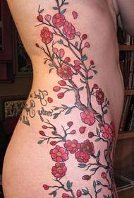vrouwelijk favoriet mooi kers tattoo patroon