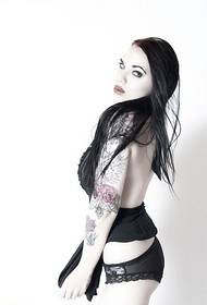 sexy fashion European and American beauty personality tattoo picture picture