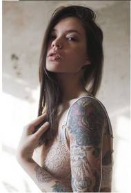 Russian personality sexy beauty tattoo picture picture