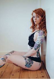 μπικίνι ομορφιά κλασικό σέξι πειρασμό γοητευτικό εικόνα τατουάζ εικόνα