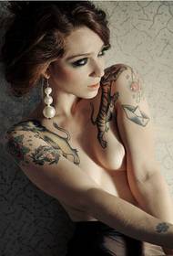seria seksowny czarujący piękno obraz tatuaż tatuaż