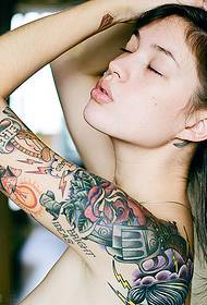 Russian personality beauty tattoo photo