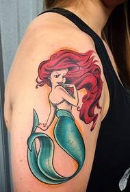 koki manu kino wahine nani mermaid tattoo hana