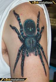 a furry spider tattoo