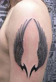 Arm trend wings tattoo