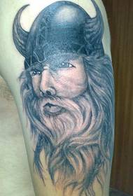 Arm knap pirat tatoeëringpatroan