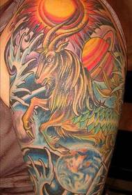 Боја на раката Јарец тетоважа шема