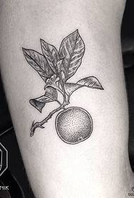 Arm point, sting line, fruit tattoo tattoo pattern