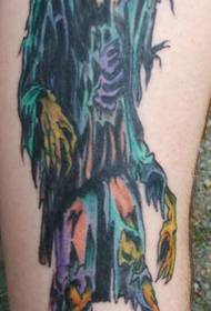 Arm color old zombie tattoo pictures