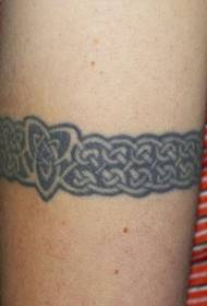 Celtic pattern armband tattoo pattern