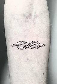Small arm rope small fresh tattoo pattern