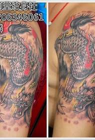 Arm klasisks vienradzis tetovējums