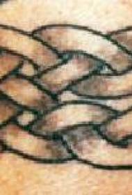Ang style nga celtic armband nga adunay sumbanan sa tattoo