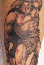Arm warrior tattoo picture