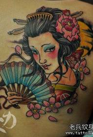 Geulis tato geisha geulis dina tonggong