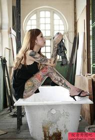 Tattoo show, recommend a female sexy photo map